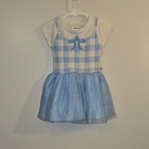 Dorothy Themed Blue and White Kids Dress The Wizard Of Oz LOT-O